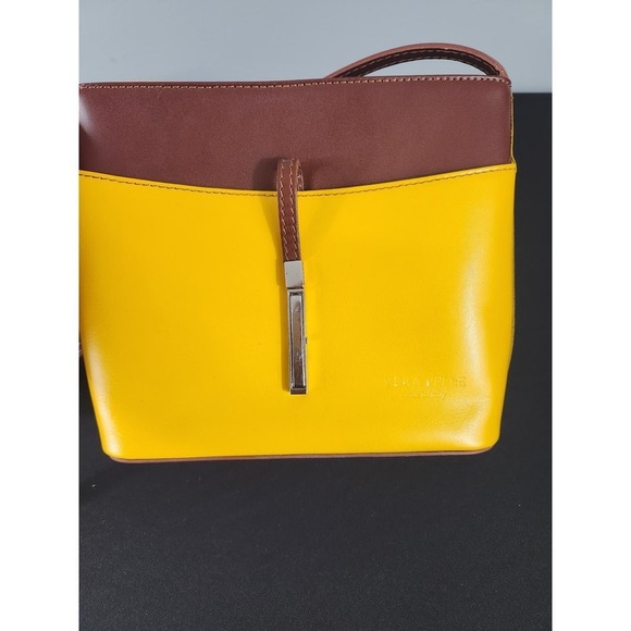 Vera Pelle geniune leather crossbody purse - Picture 3 of 16